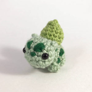 crocheted bulbasaur