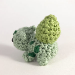 crocheted bulbasaur