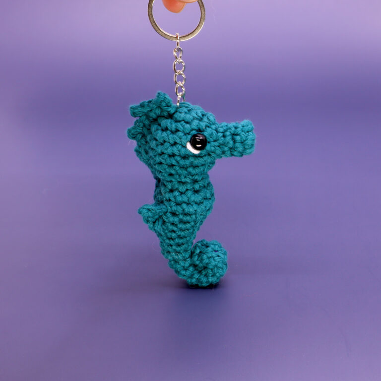 Seahorse crochet amigurumi
