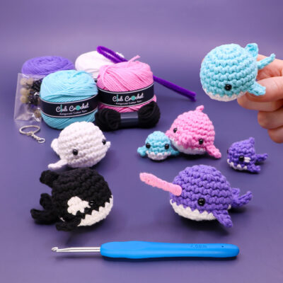 Whale Amigurumi Crochet Kit