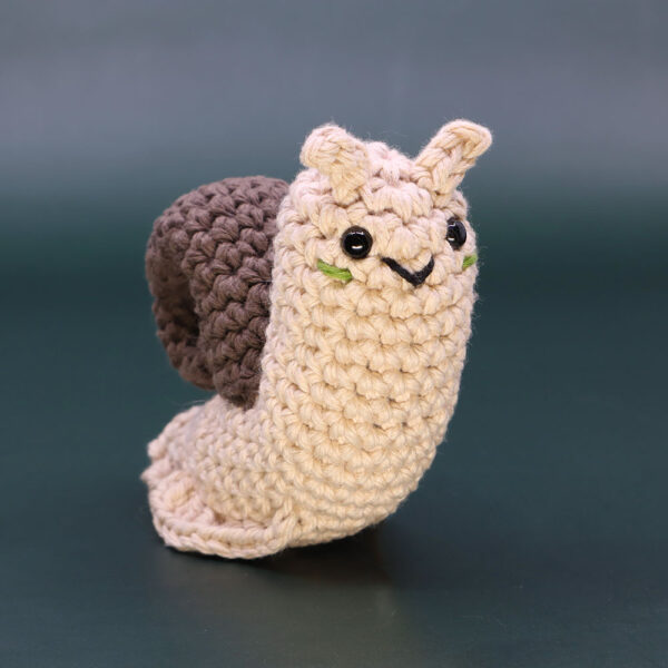 01_Crocheted-Snail