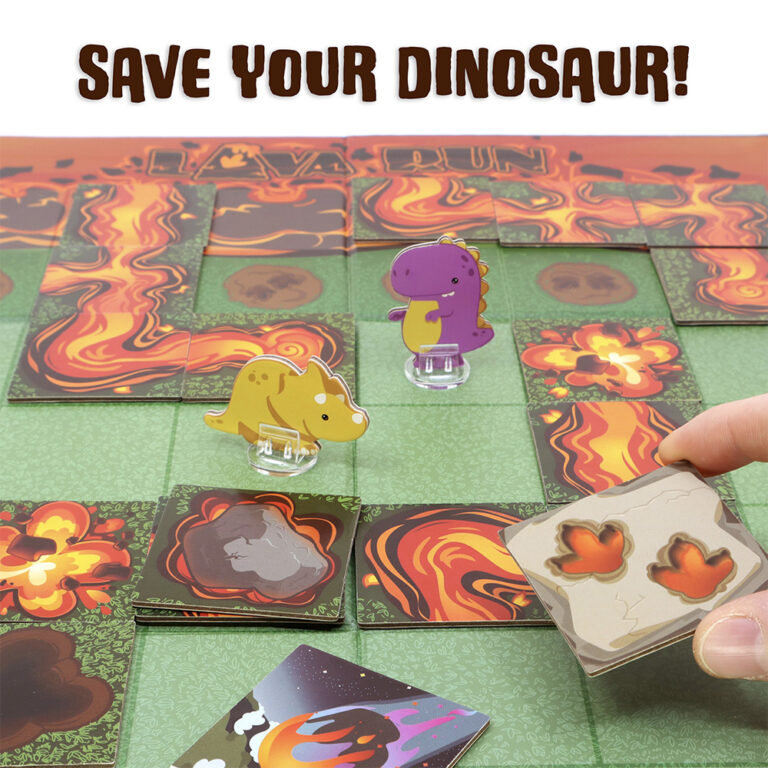 Lava Run the Dinosaur Board Game - Explainer