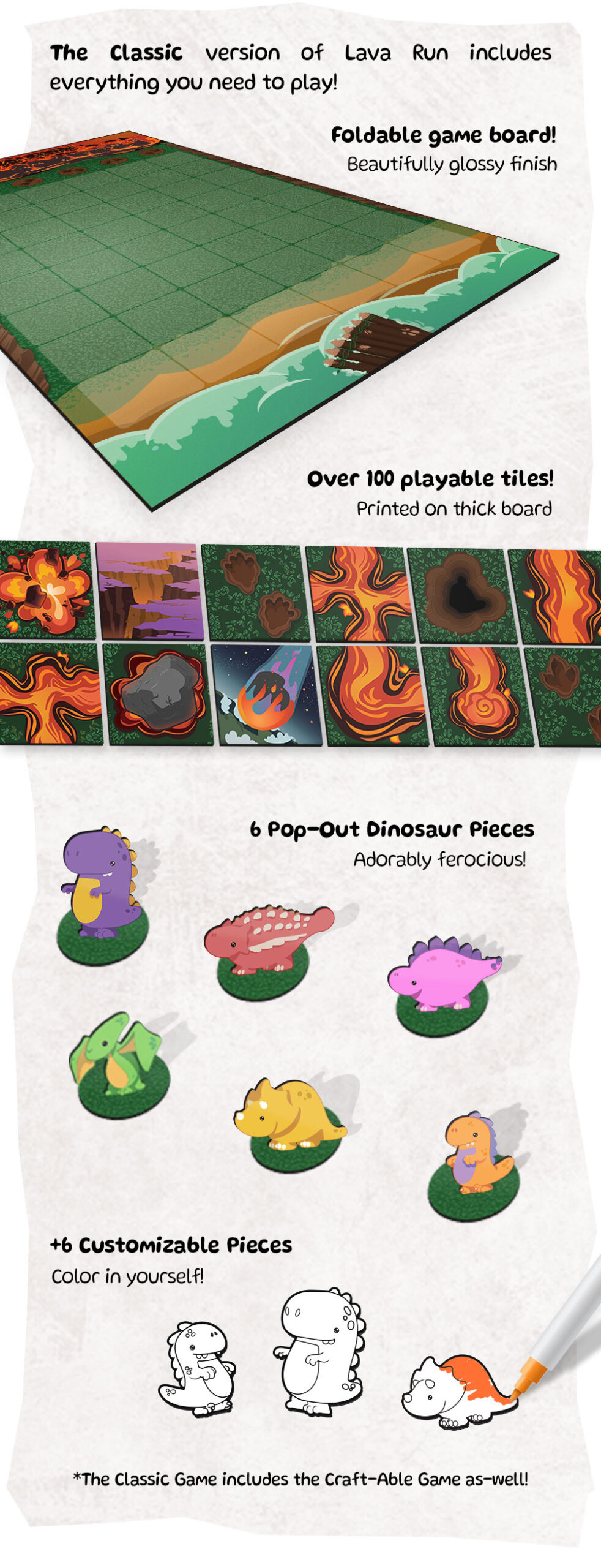 Lava Run the Dinosaur Board Game - How to Play