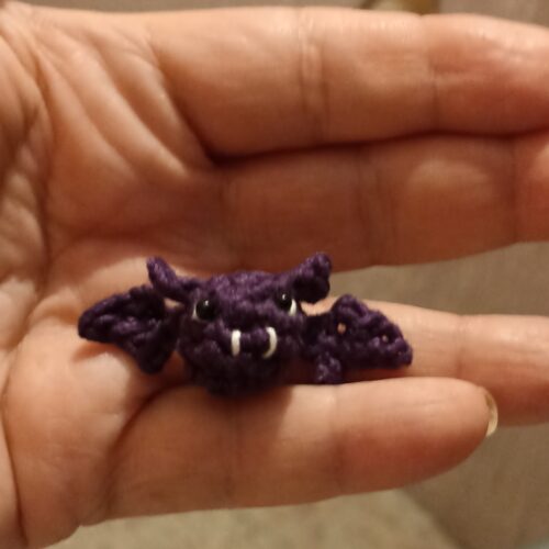 Murciélago minigurumi